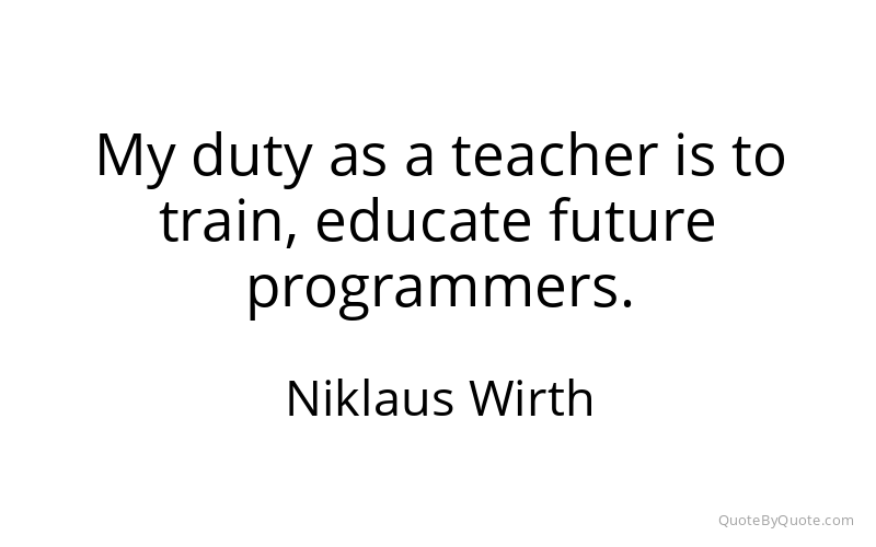 Preview image for this quote by Niklaus Wirth