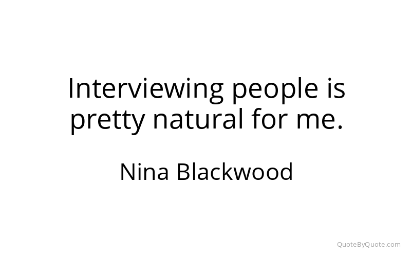 Preview image for this quote by Nina Blackwood