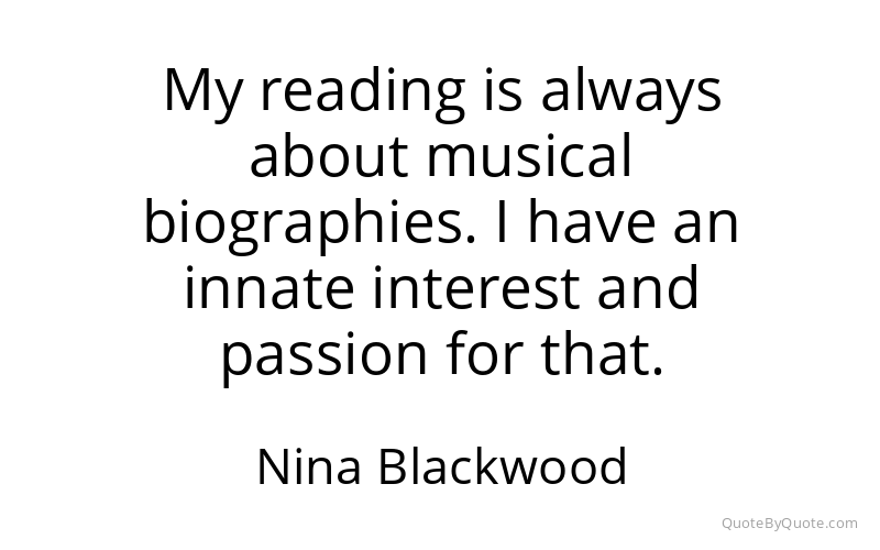 Preview image for this quote by Nina Blackwood
