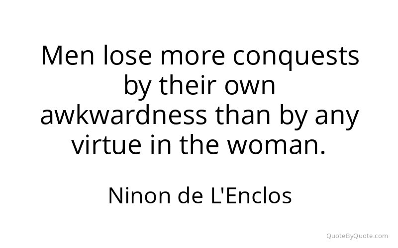 Preview image for this quote by Ninon de L'Enclos