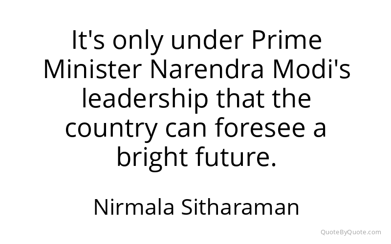 Preview image for this quote by Nirmala Sitharaman