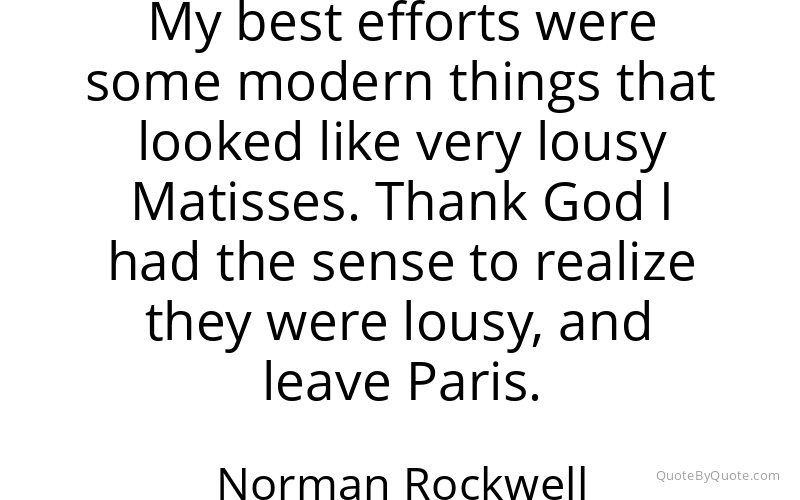 Preview image for this quote by Norman Rockwell