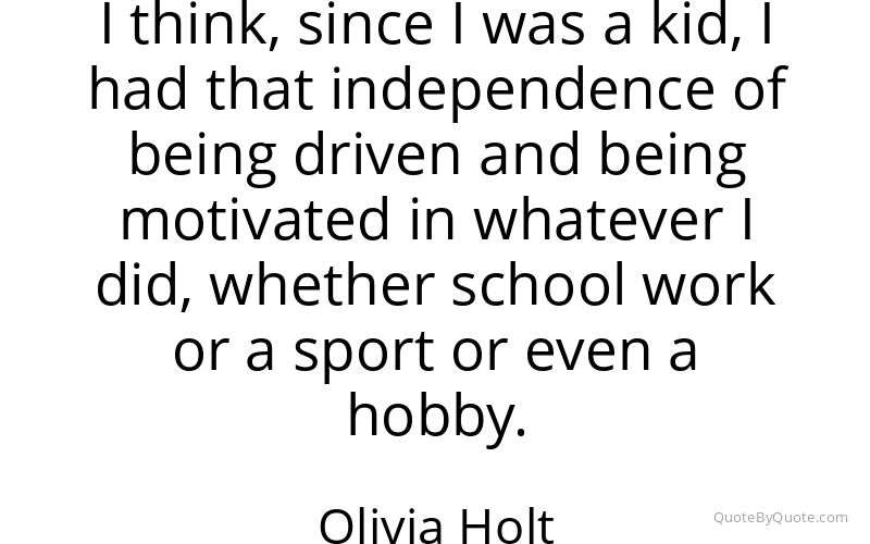 Preview image for this quote by Olivia Holt