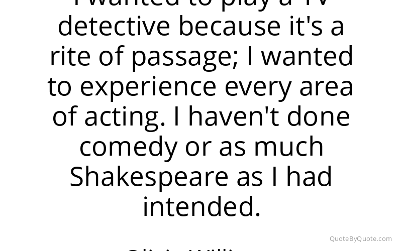 Preview image for this quote by Olivia Williams