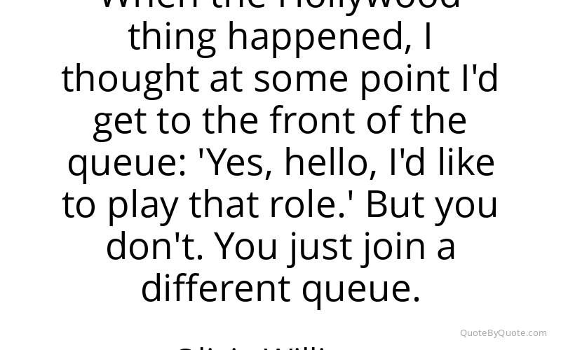 Preview image for this quote by Olivia Williams