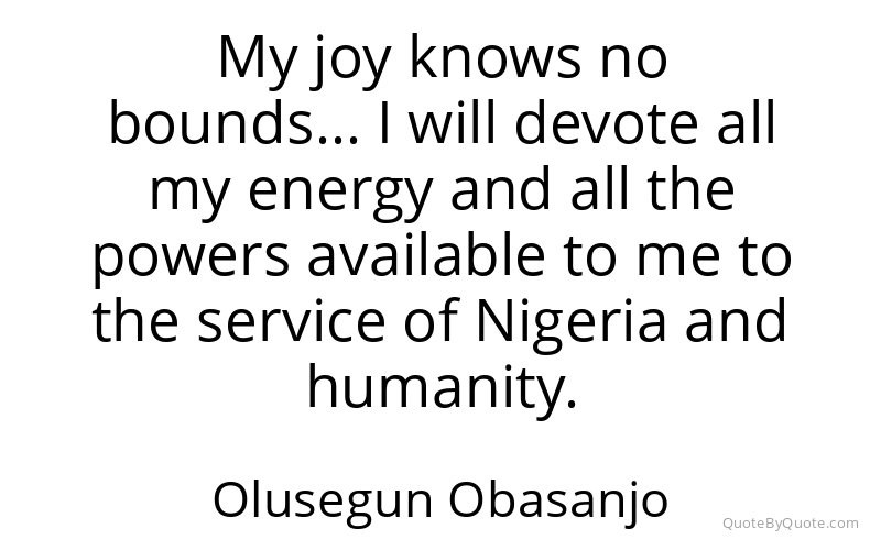Preview image for this quote by Olusegun Obasanjo