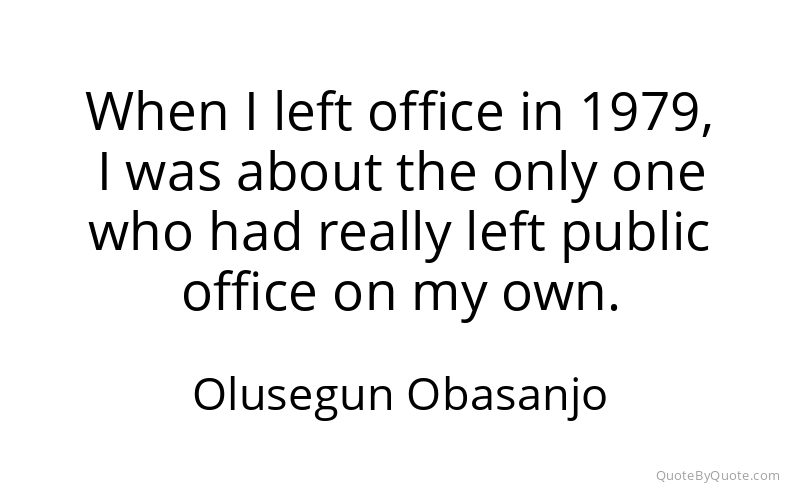 Preview image for this quote by Olusegun Obasanjo