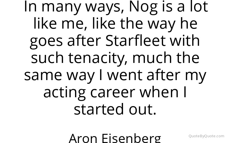 Preview image for this quote by Aron Eisenberg