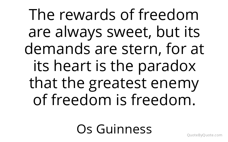 Preview image for this quote by Os Guinness