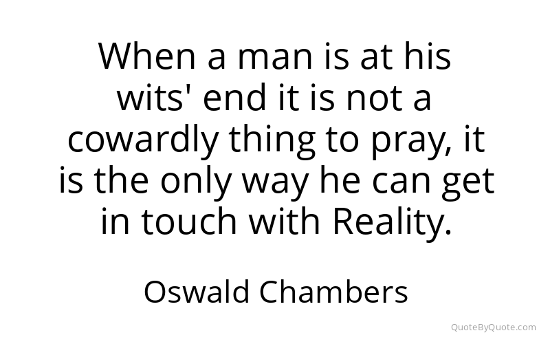 Preview image for this quote by Oswald Chambers