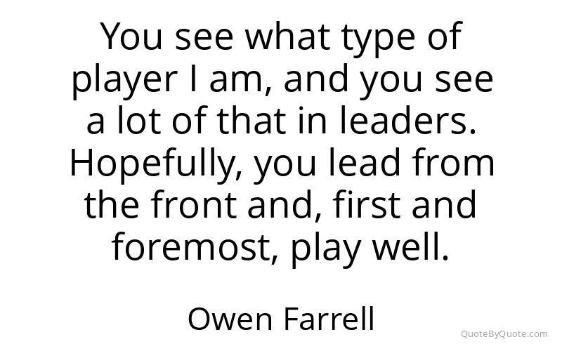 Preview image for this quote by Owen Farrell