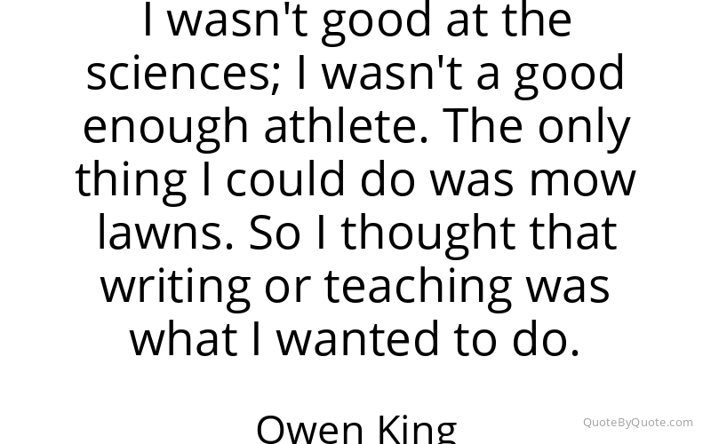 Preview image for this quote by Owen King
