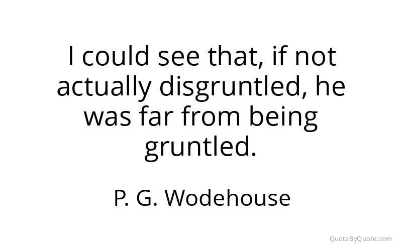 Preview image for this quote by P. G. Wodehouse