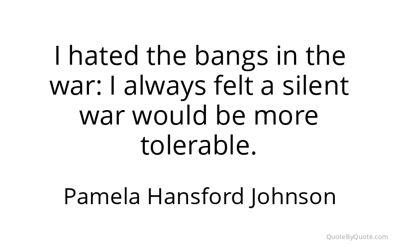 Preview image for this quote by Pamela Hansford Johnson