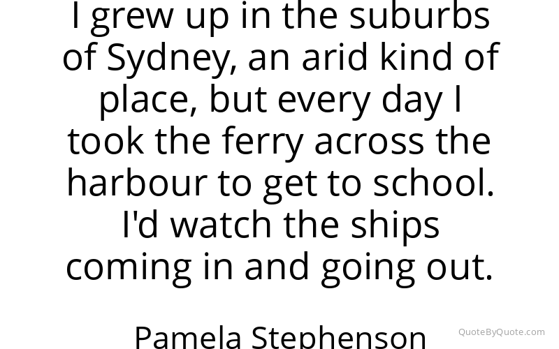 Preview image for this quote by Pamela Stephenson