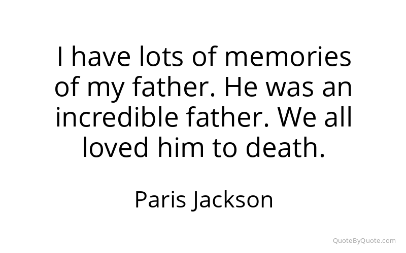 Preview image for this quote by Paris Jackson