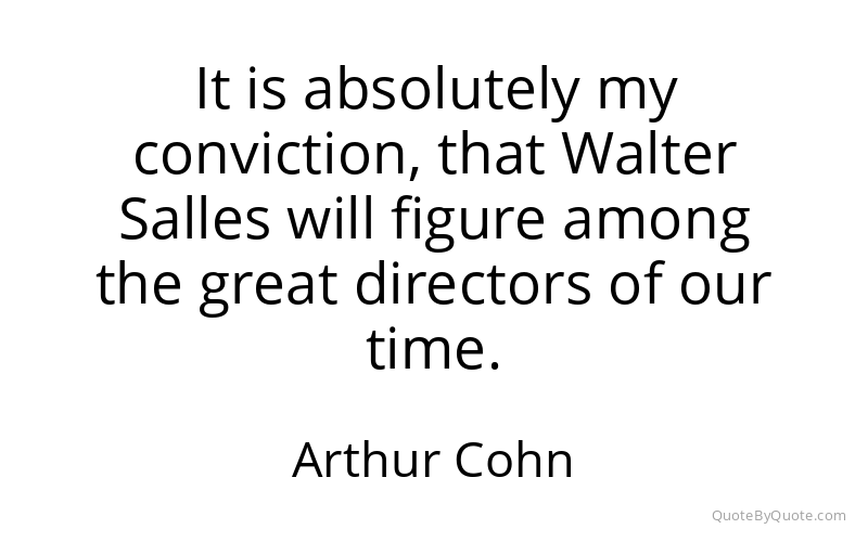 Preview image for this quote by Arthur Cohn