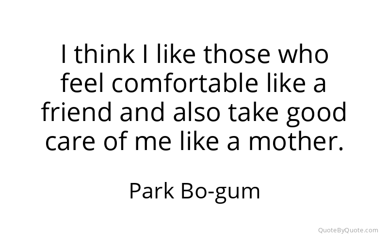 Preview image for this quote by Park Bo-gum
