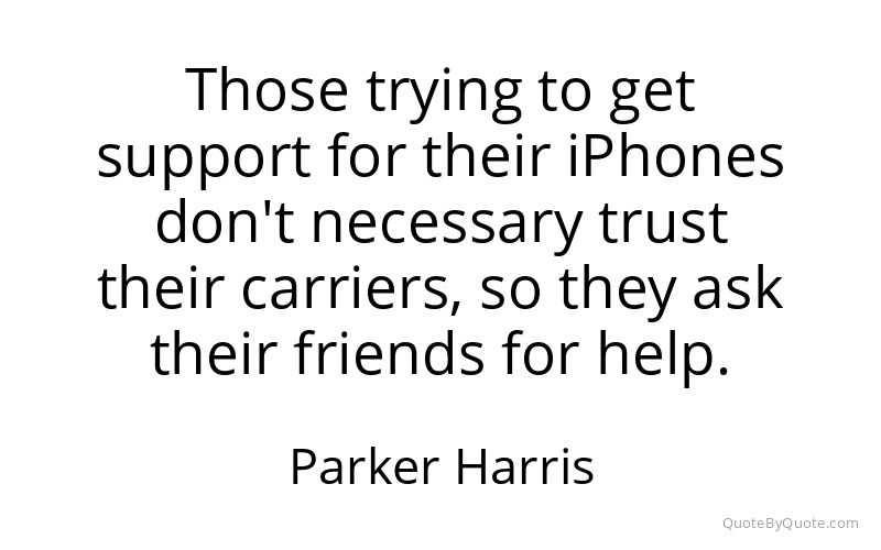 Preview image for this quote by Parker Harris