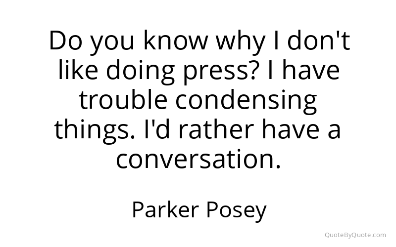 Preview image for this quote by Parker Posey