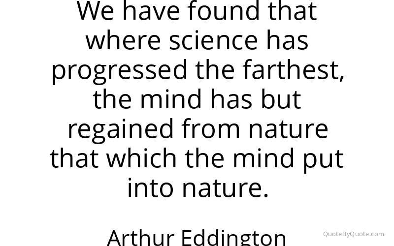 Preview image for this quote by Arthur Eddington