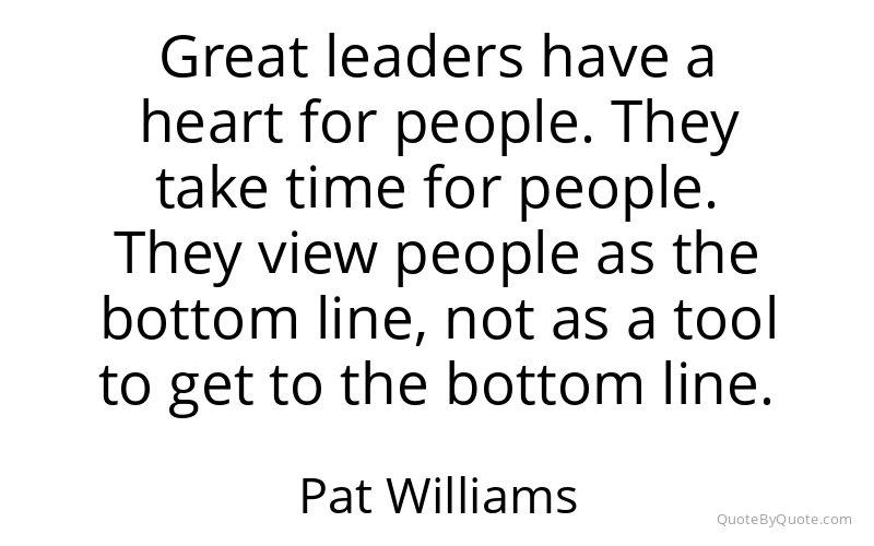 Preview image for this quote by Pat Williams