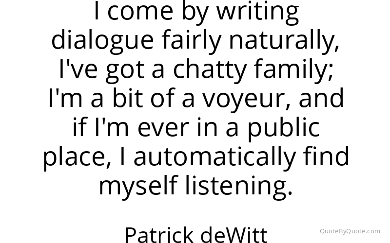 Preview image for this quote by Patrick deWitt
