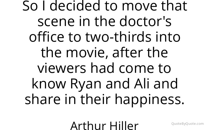 Preview image for this quote by Arthur Hiller