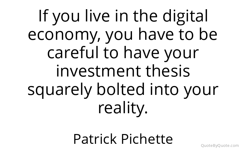 Preview image for this quote by Patrick Pichette