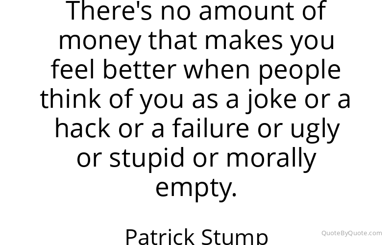 Preview image for this quote by Patrick Stump