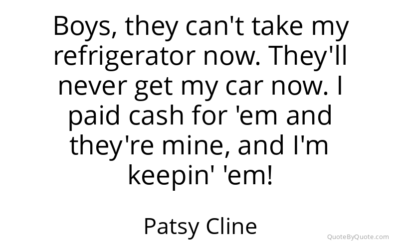 Preview image for this quote by Patsy Cline