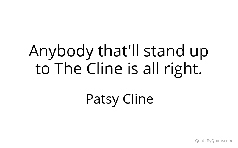 Preview image for this quote by Patsy Cline