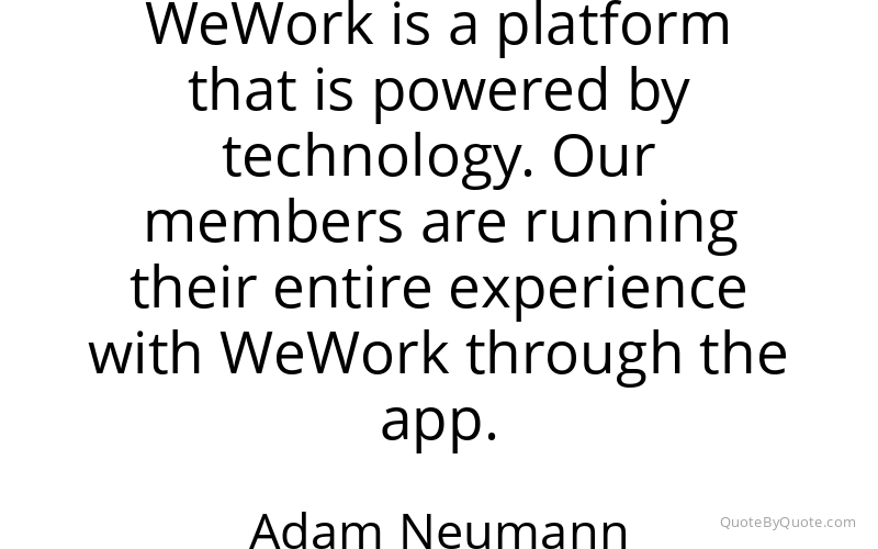 Preview image for this quote by Adam Neumann