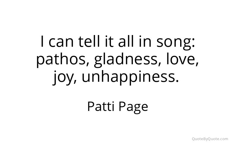 Preview image for this quote by Patti Page