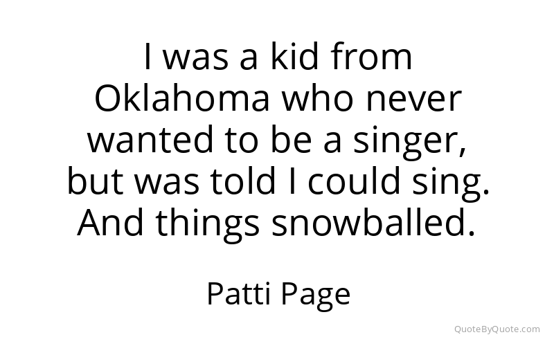 Preview image for this quote by Patti Page