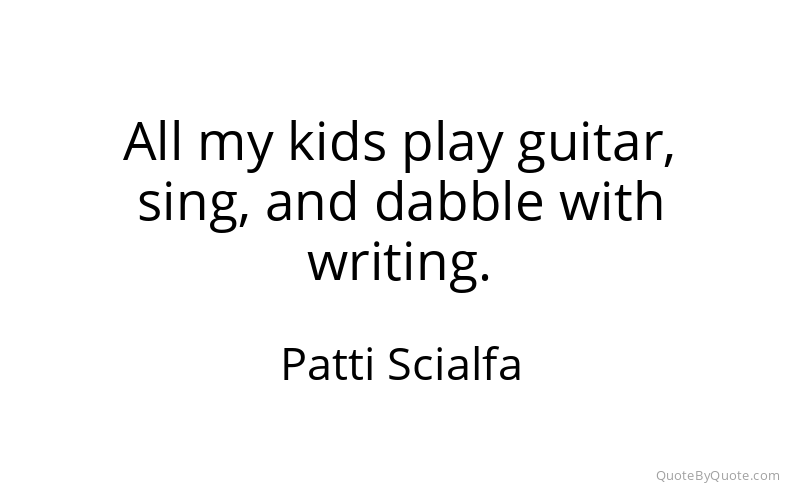 Preview image for this quote by Patti Scialfa