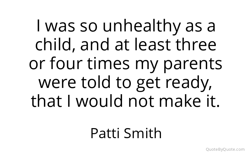 Preview image for this quote by Patti Smith