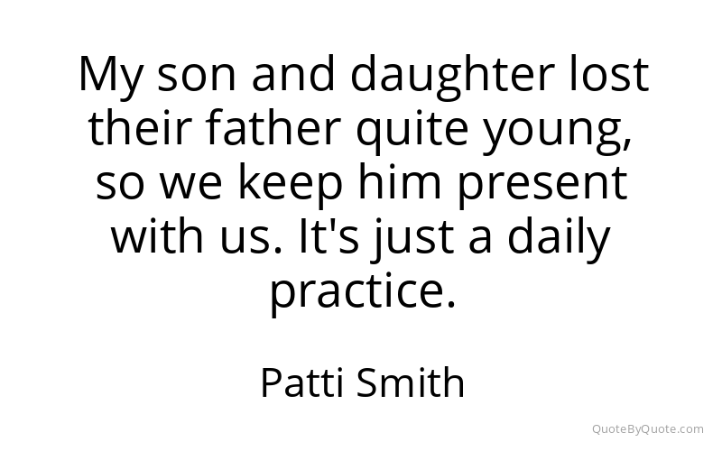Preview image for this quote by Patti Smith