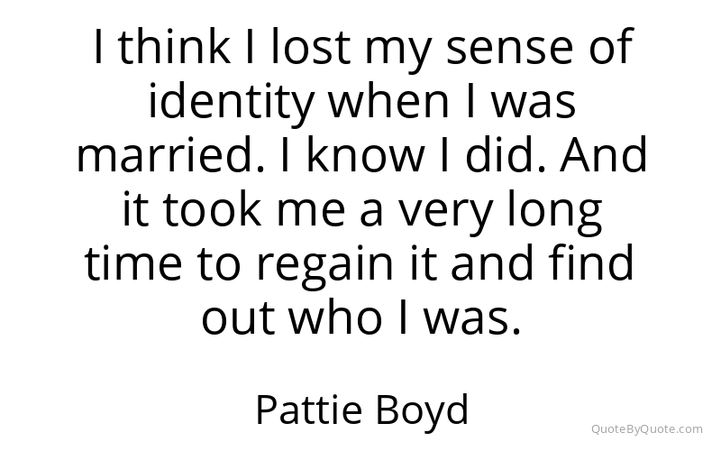 Preview image for this quote by Pattie Boyd