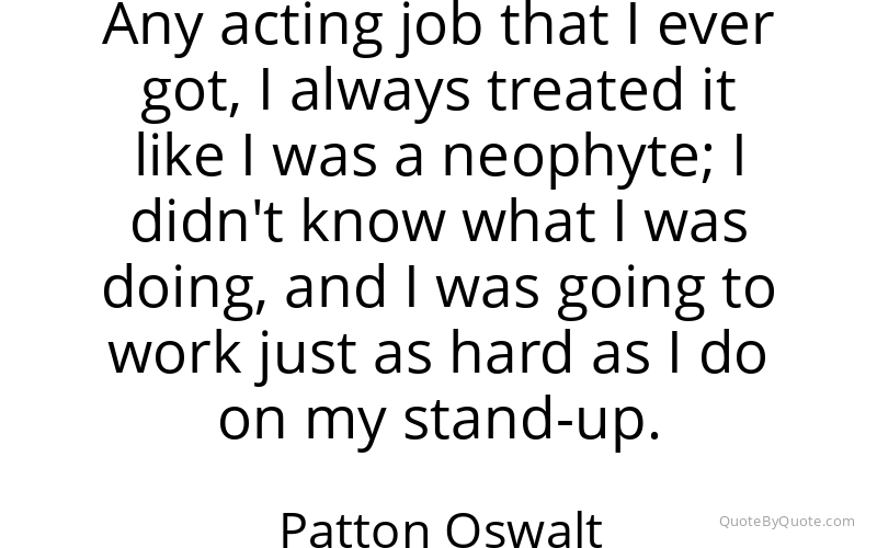 Preview image for this quote by Patton Oswalt