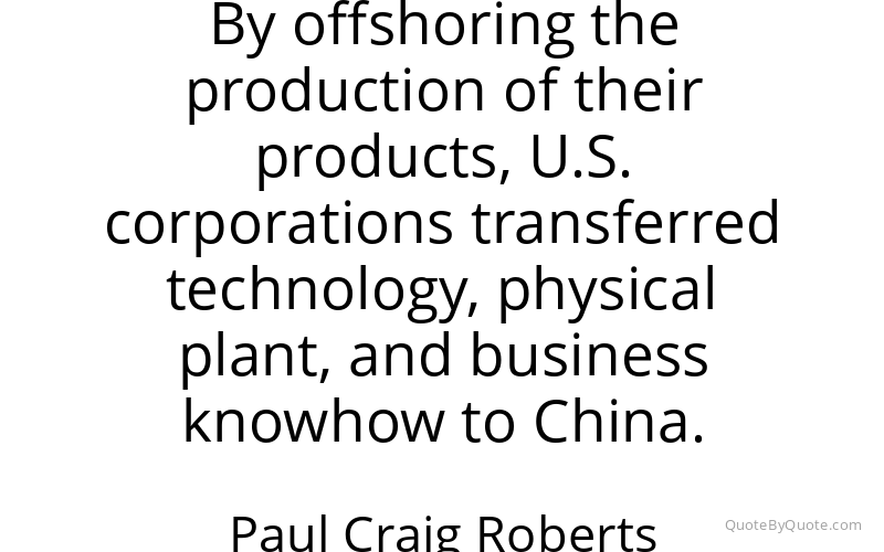 Preview image for this quote by Paul Craig Roberts
