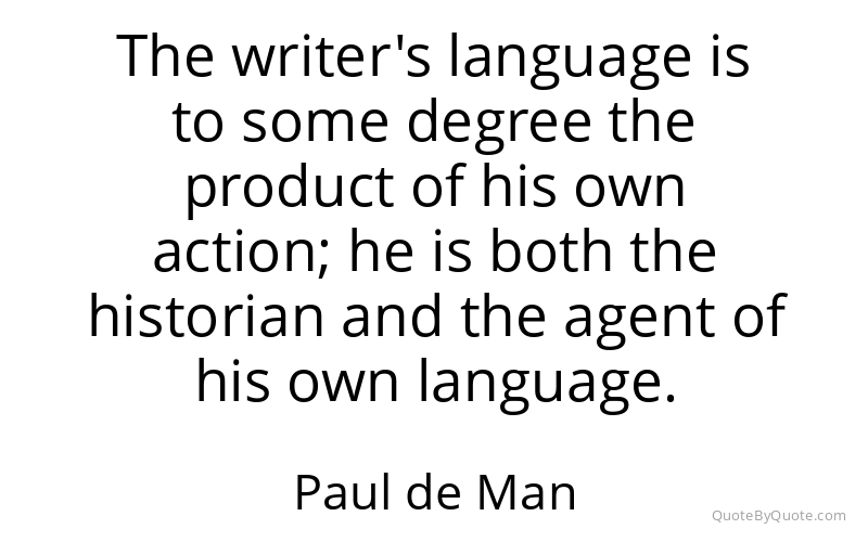 Preview image for this quote by Paul de Man