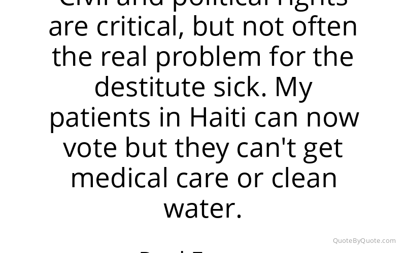 Preview image for this quote by Paul Farmer