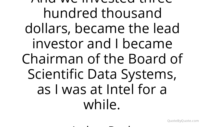 Preview image for this quote by Arthur Rock