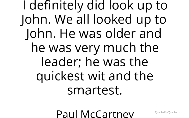 Preview image for this quote by Paul McCartney