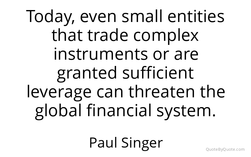 Preview image for this quote by Paul Singer