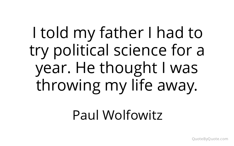 Preview image for this quote by Paul Wolfowitz