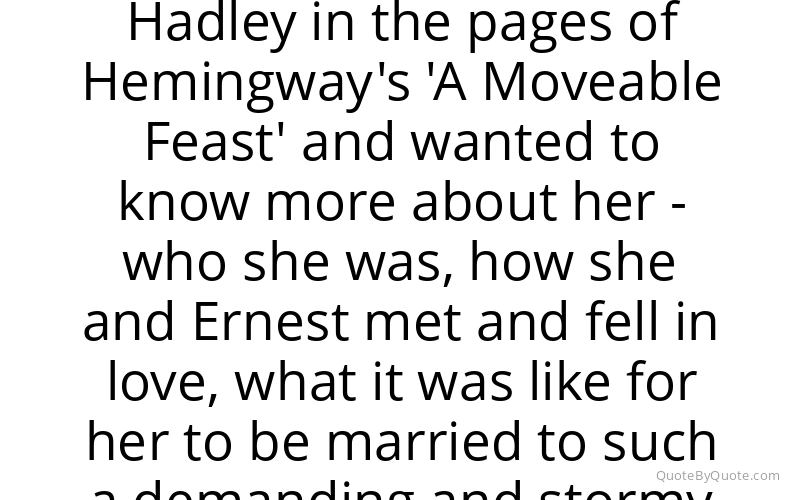 Preview image for this quote by Paula McLain