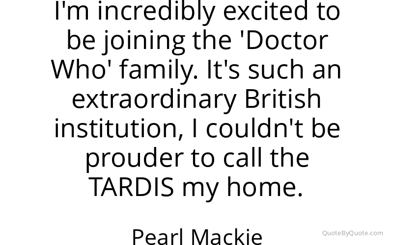 Preview image for this quote by Pearl Mackie