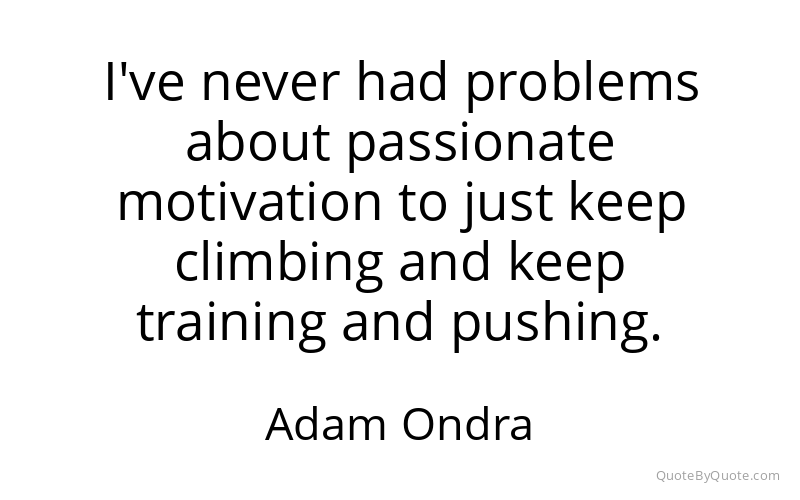 Preview image for this quote by Adam Ondra